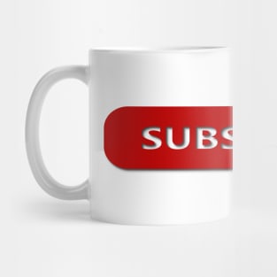 SUBSCRIBE, SOCIAL MEDIA. SAMER BRASIL Mug